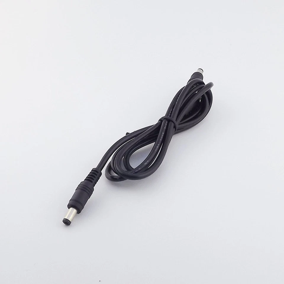 DC Power 5.5x2.1mm Male to Male Plug Extension Cord Connectors Adapter Cable 4FT - Image 1 of 1