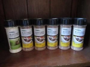 GANDER MOUNTAIN 6 BOTTLES - FRUIT FLAVORING - BANANA SPLIT / CARAMEL APPLE - Picture 1 of 5