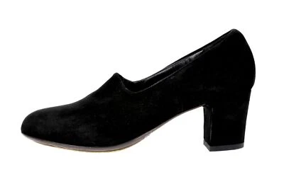 Aquatalia B Marvin K Womens Black Suede Slip On Pump Heels Shoes Size 5.5 - Image 1 of 4