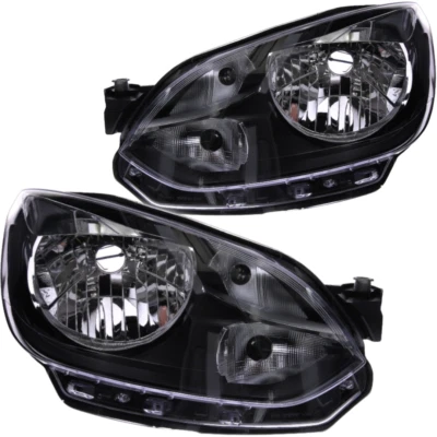 Scheinwerfer Set für VW Up! Load Up Links Rechts Schwarz H4/W21 2011- BL1 121 - Bild 1 von 4