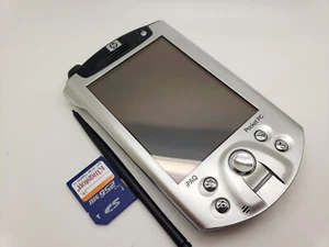 PDA de poche HP iPaq H55550 argent non testé très bon état pièces/réparations 3UKPOST - Photo 1 sur 11