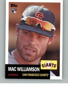 2016 Topps Archives Mac Williamson 37 RC San Francisco Giants - Picture 1 of 2