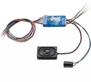 Digitrax SDXH167D Premium 1 Amp DCC Decodificatore audio scala HO con altoparlante - Foto 1 di 1
