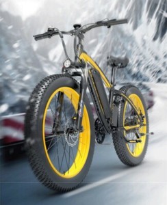 LANKELEISI ELECTRIC BIKE - 1000W MOTOR, 26" FAT TYRES MOUNTAIN EBIKE