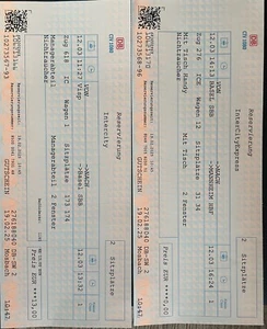 Zugticket - Bild 1 von 2