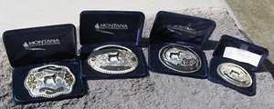 4 Montana Silversmiths Rodeo Award Schnallen Buckle 4-H Future Farmers Of America - Bild 1 von 14