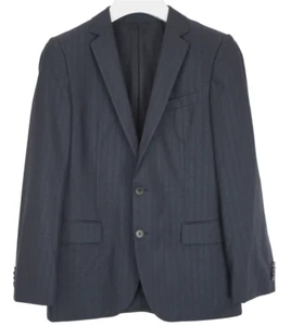 Hugo Boss Amaro/Heise Blazer Men US 36 Single Breasted Wool Silk Pinstripe - Picture 1 of 12
