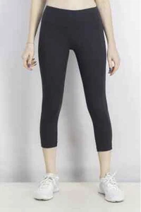 Yogalicious Women Regular fit Training Leggings Capri Black Size XS S M L NWT - Picture 1 of 2