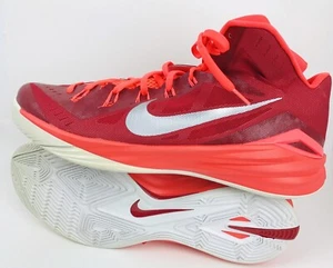 Nike Lunar Hyperdunk Red/Orange/Silver 2016 Team Mens US17 897808-601 HTF NWOB - Picture 1 of 8