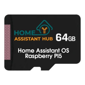 Home Assistant OS für Raspberry Pi 5 microSDXC 64 GB vorinstalliert - Bild 1 von 1