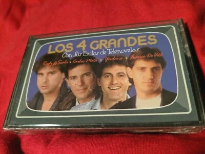 LOS 4 GRANDES - Éxitos De Telenovelas Rudy La scala,Franco deVita-CASSETTE-RARE! - Image 1 of 4