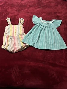 Jessica Simpson Dress And Romper 18 Months Used. - Picture 1 of 7