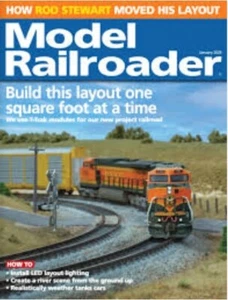Model Railroader Magazine (US) Issue Jan 2025/ BUILD THIS LAYOUT ONE SQUARE FOOT - Picture 1 of 3