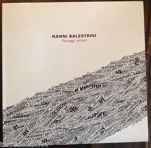 NANNI BALESTRINI Paesaggi verbali Galleria Mazzoli Modena 2002 - Imagen 1 de 1