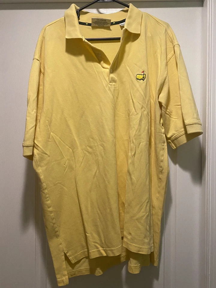 Antiga loja de golfe Slazenger Yellow Masters Augusta National tamanho XL - Imagem 1 de 4