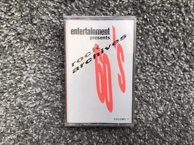 Entertainment Presents Rock Archives 60's Cassette Vol. 1 Original Artists  New - Image 1 of 4