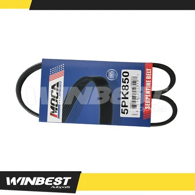 Cinturón serpentino EPDM compatible con 94-02 Nissan Quest Mercury Villager BMW X5 5PK850 Foto 1 de 4