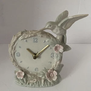 VINTAGE OTAGIRI KOLIBRI UHR PORZELLAN QUARZ Japan funktioniert - Bild 1 von 21