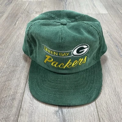 De colección NFL Green Bay Packers Pana Snapback Sombrero Annco Gorra Verde Oficial Foto 1 de 4