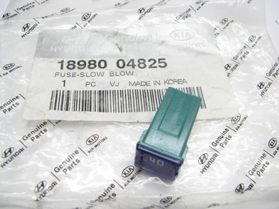 NEW GENUINE Slow Blow 40A 40 Amp Fuse OEM For Hyundai 1898004825 - Image 1 of 4
