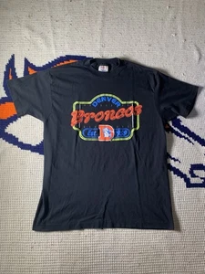 T-shirt nera vintage anni 90 Denver Broncos stile retrò NFL taglia XL!!!! - Foto 1 di 7