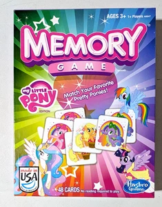 My Little Pony Memory Game by Hasbro 48 Cards - 2013 Edition - Complete in Box - Picture 1 of 4