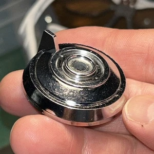 Vintage GM Radio Knob DIAL Less BASS More Rare Original Old Treble USA Domestic - Bild 1 von 15