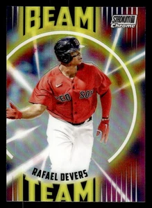 2022 Stadium Club #BT-18 Rafael Devers Beam Team Refractor RED SOX - Picture 1 of 2