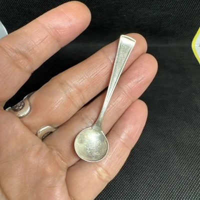 Vintage Sterling Silver Salt Spoon - Image 1 of 4