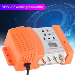 M66 ABS Humanized AV TO RF Home Modulator VHF/UHF Working Frequency EU Plug Fit - Bild 1 von 10