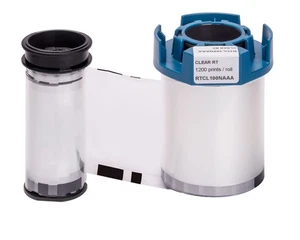 Evolis RTCL100NAAA Clear RT Film 1200 prints / roll - Picture 1 of 4