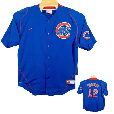 Nike Stitched Chicago Cubs Alfonso Soriano Baseball Jersey Mens Large - Image 1 of 4