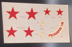 Revell | No. H-635:50 | 1:72 Polikarpov I-16 Decals - Picture 1 of 1