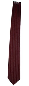 Corbata para el cuello YOHJI YAMAMOTO vintage borgoña con textura de seda en punta para hombre - Imagen 1 de 7
