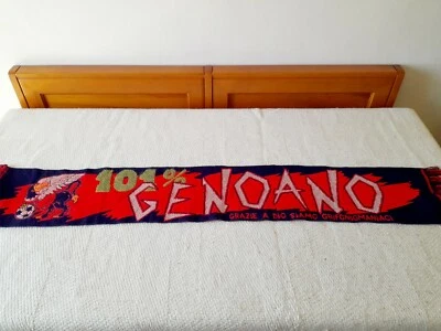 Sciarpa calcio GENOA 100% Genoano ( Anni 90/00 ) - Immagine 1 di 2