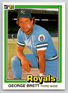 1981 Donruss #100 George Brett (ref Y01572)