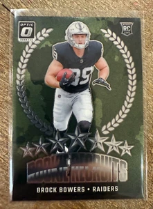 Brock Bowers 2024 Donruss Optic Rookie Recruits RC #6 Las Vegas Raiders - Picture 1 of 2