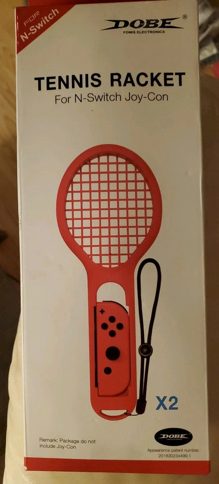 DOBE Tennis Racket for Nintendo Switch for Somatosensory Games (Red-Blue) - Image 1 of 1