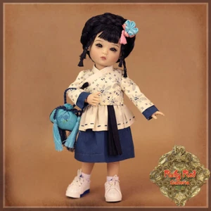 FA0021A JAR-LU RUBY RED GALLERIA 8" DOLL TEN PING GIGI FRIEND 4 KINDERGARTENS - Picture 1 of 10