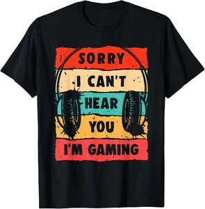 Funny Gamer Shirt for Teens Boys Men Video Gaming T-Shirt - Picture 1 of 3