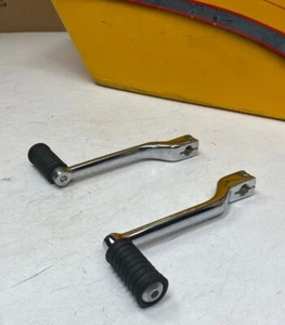 🔥OEM Harley 86-21 Touring Stock Chrome Softail Shifter Lever & Pegs🔥 - Picture 1 of 8