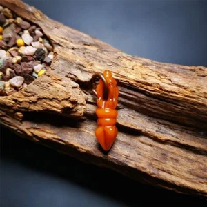 Gandhanra Tibetisches Yak Knochen Amulett Vajra Kila (Dorje Phurba) für Mala, Gebetsperlen - Bild 1 von 10