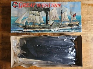 Airfix 1/180 Great Western Steamship Company 1838 Wood Hulled Paddle Wheel Model - Picture 1 of 1