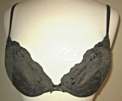 Бюстгальтер подъемный легкий пуш-ап H&M шоколадно-коричневый размер 34B - Изображение 1 из 4