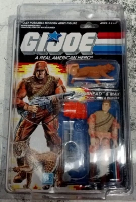 Vintage G.I. Figura de acción Joe Army Spearhead & Max Hasbro 1987 sellada Foto 1 de 4