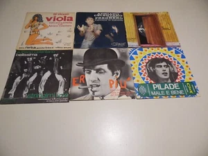 Six Italian Music 45rpm Records by Adriano Celentano - Picture 1 of 2