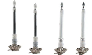Katherine's Collection Winter Candle Stick Clip Ornament Set of 2 - Picture 1 of 3