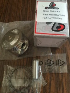 1EA NEW 52MM 88CC PISTON KIT XR70 CRF70 (CRF50 XR50 W/ 70CC HEADs) TBW0365 (319Q - Picture 1 of 1