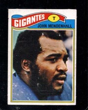1977 TOPPS MEXICAN #435 JOHN MENDENHALL VG+ NY GIANTS *AZ3726
