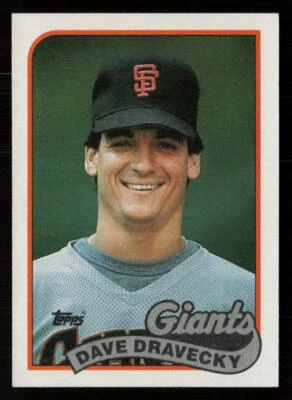 Dave Dravecky 1989 Topps #601 San Francisco Giants Baseball Card - Image 1 of 2